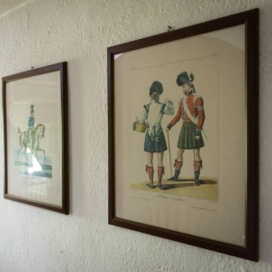 stampe inglesi con militari 38x48cm