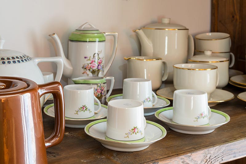servizio caffè giapponese porcellana